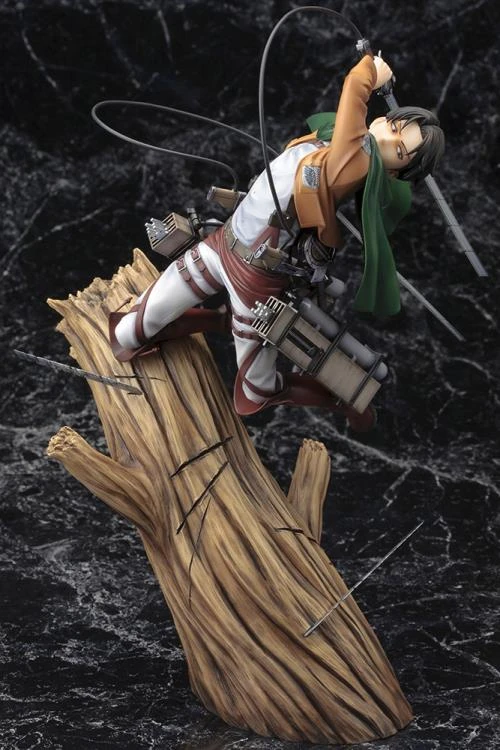 Kotobukiya 1/8 Attack On Titan Levi (Renewal Package Ver.) ArtFXJ Scale Statue PP803 3 Kotobukiya 1/8 Attack On Titan Levi (Renewal Package Ver.) ArtFXJ Scale Statue PP803