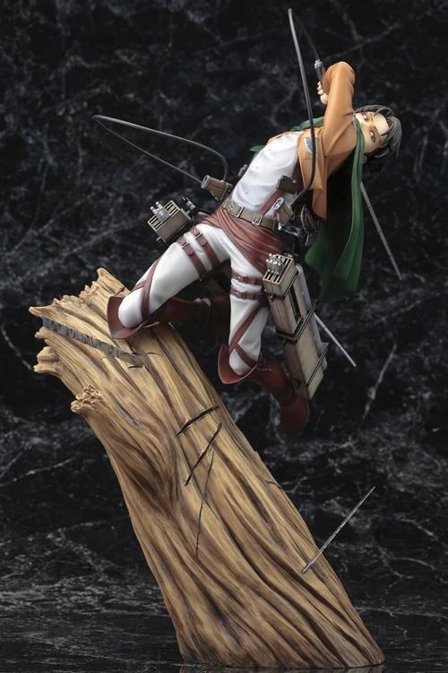 Kotobukiya 1/8 Attack On Titan Levi (Renewal Package Ver.) ArtFXJ Scale Statue PP803 4 Kotobukiya 1/8 Attack On Titan Levi (Renewal Package Ver.) ArtFXJ Scale Statue PP803 - Image 2