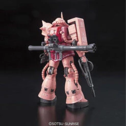 Bandai Gundam 1/144 RG #02 Gundam 0079 MS-06S Zaku II (Char Aznable's Custom) Model Kit -Bandai Zone 4543112655110c