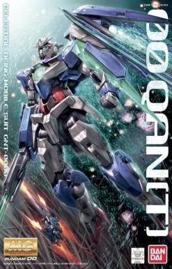 Bandai Gundam 1/100 MG OO GNT-0000 00 Qan[t] Quanta Celestial Being Model Kit -Bandai Zone 4543112656544