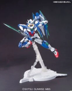 Bandai Gundam 1/100 MG OO GNT-0000 00 Qan[t] Quanta Celestial Being Model Kit -Bandai Zone 4543112656544j