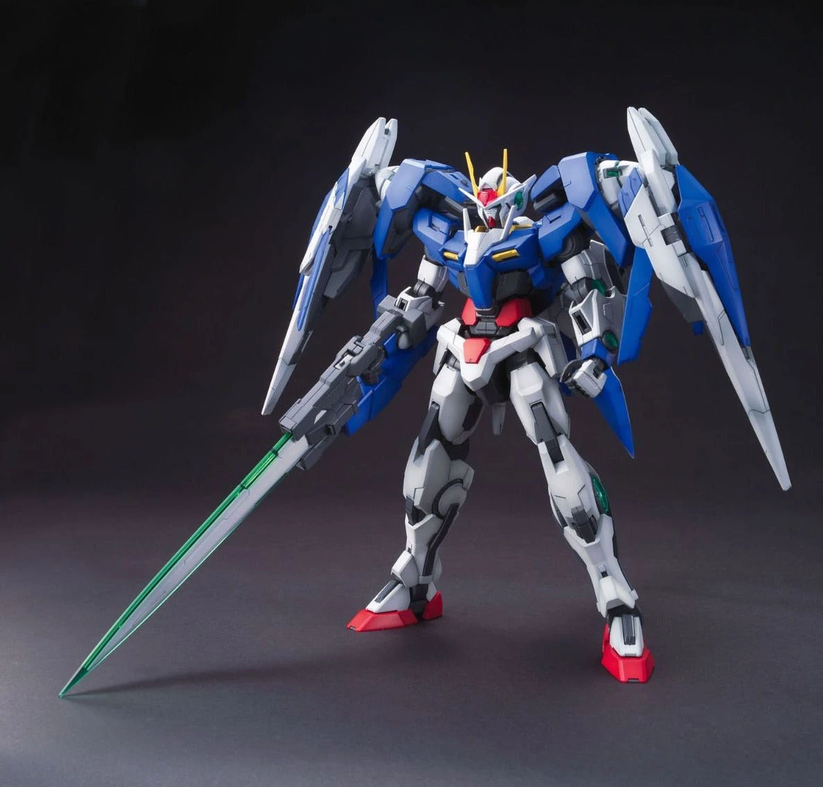 Bandai Gundam 1/100 MG 00 GN-0000+GNR-010 OO Raiser Celestial Being Model Kit 3 Bandai Gundam 1/100 MG 00 GN-0000+GNR-010 OO Raiser Celestial Being Model Kit