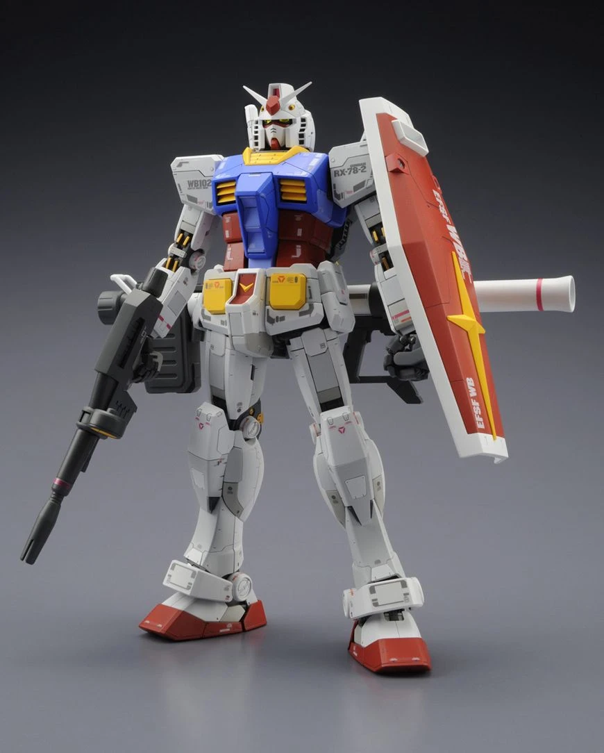 Bandai Gundam 1/100 MG 0079 RX-78-2 Gundam Ver. 3.0 Model Kit 3 Bandai Gundam 1/100 MG 0079 RX-78-2 Gundam Ver. 3.0 Model Kit