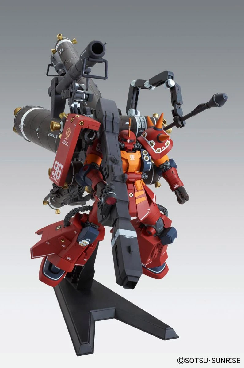 Bandai Gundam 1/100 MG Gundam Thunderbolt MS-06R High Mobility Type Zaku "Psycho Zaku" Ver. KA. Model Kit 4 Bandai Gundam 1/100 MG Gundam Thunderbolt MS-06R High Mobility Type Zaku "Psycho Zaku" Ver. KA. Model Kit - Image 2