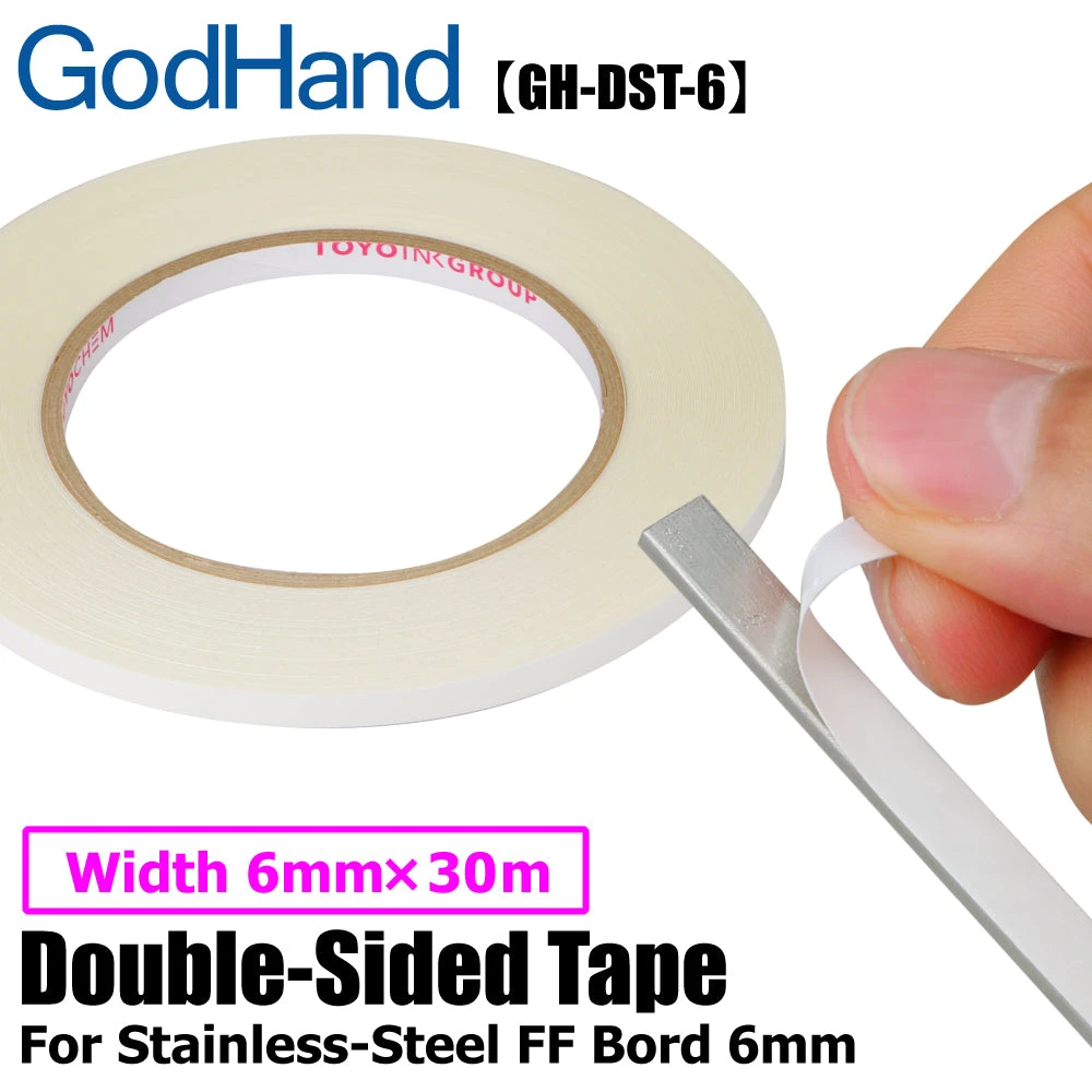 God Hand Godhand GH-DST-6 6mm Double-Stick Tape For Plastic Model Kit 4 God Hand Godhand GH-DST-6 6mm Double-Stick Tape For Plastic Model Kit - Image 2