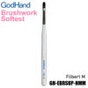 God Hand Godhand GH-EBRSUP-HMM Brushwork Softest Hobby Filbert Paint Brush M For Plastic Model Kit -Bandai Zone 4562349873944a
