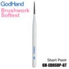 God Hand Godhand GH-EBRSUP-GT Brushwork Softest Hobby Short Point Paint Brush Extra Fine For Plastic Model Kit 1 God Hand Godhand GH-EBRSUP-GT Brushwork Softest Hobby Short Point Paint Brush Extra Fine For Plastic Model Kit -Bandai Zone 4562349873982a