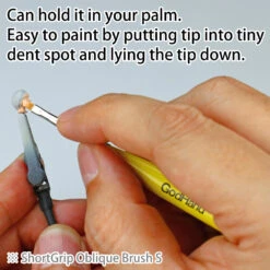 God Hand Godhand GH-EBRSYP-KH Brushwork Short Grip Sharp Point Fine Paint Brush For Plastic Model Kit -Bandai Zone 4562349874361d