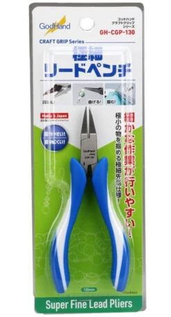 God Hand Godhand GH-CGP-130 Craft Grip Series Super Fine Tip Lead Pliers For Plastic Model Kit