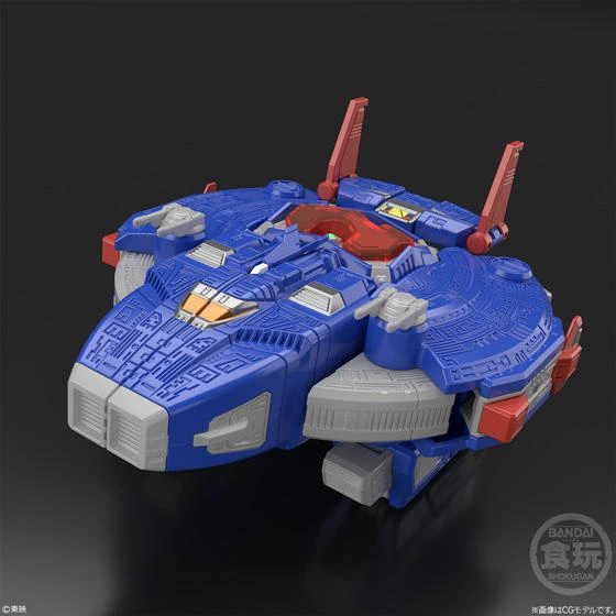 Bandai Shokugan Super MiniPla Power Rangers Denji Gattai Galaxy Mega & Gattai Delta Mega Model Kit 5 Bandai Shokugan Super MiniPla Power Rangers Denji Gattai Galaxy Mega & Gattai Delta Mega Model Kit - Image 3