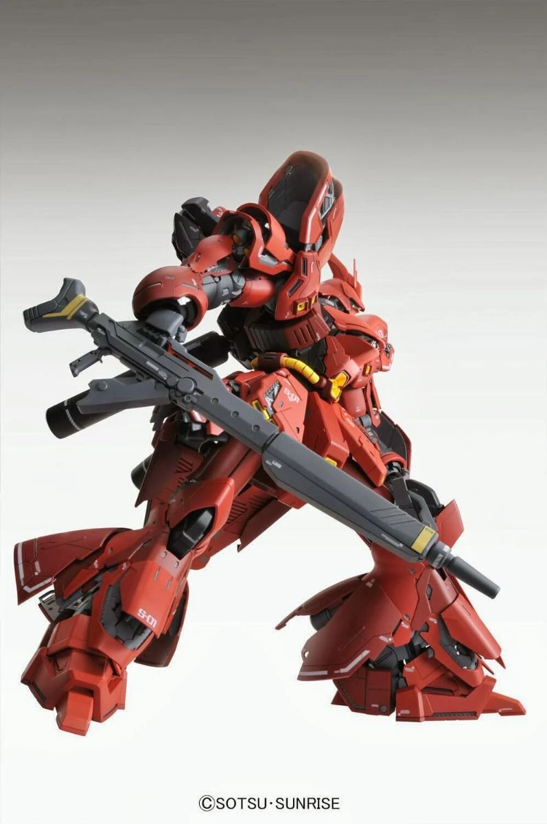 Bandai Gundam 1/100 MG Char's Counterattack MSN-04 Sazabi Ver. Ka Mobile Suit Model Kit 5 Bandai Gundam 1/100 MG Char's Counterattack MSN-04 Sazabi Ver. Ka Mobile Suit Model Kit - Image 3