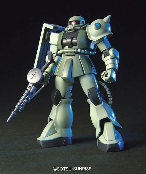Bandai Gundam 1/144 HGUC #040 Gundam 0079 MS-06F Zaku II Model Kit 5 Bandai Gundam 1/144 HGUC #040 Gundam 0079 MS-06F Zaku II Model Kit - Image 3