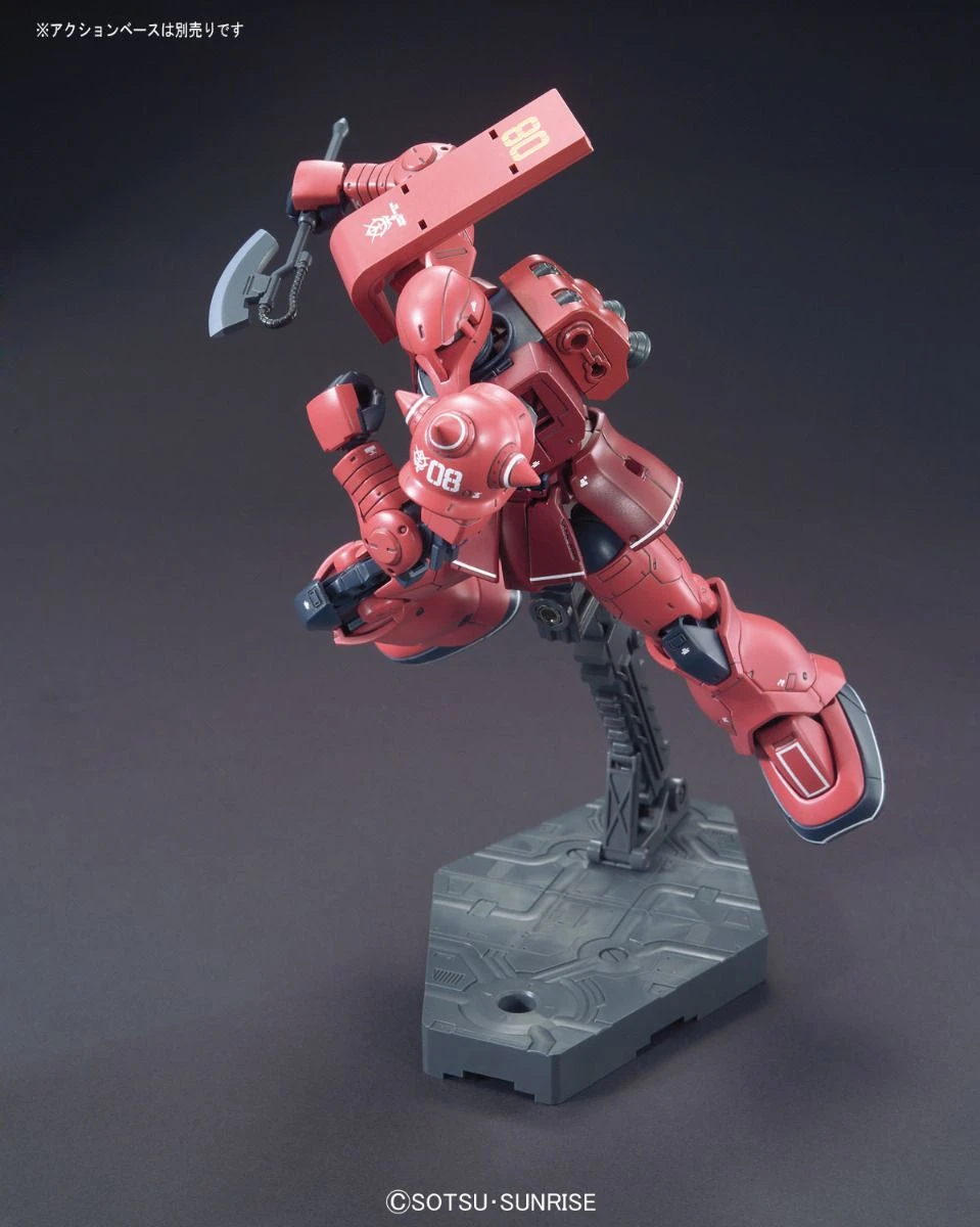 Bandai Gundam 1/144 HG The Origin #13 MS-05S Char Aznable Zaku I Model Kit 7 Bandai Gundam 1/144 HG The Origin #13 MS-05S Char Aznable Zaku I Model Kit - Image 5