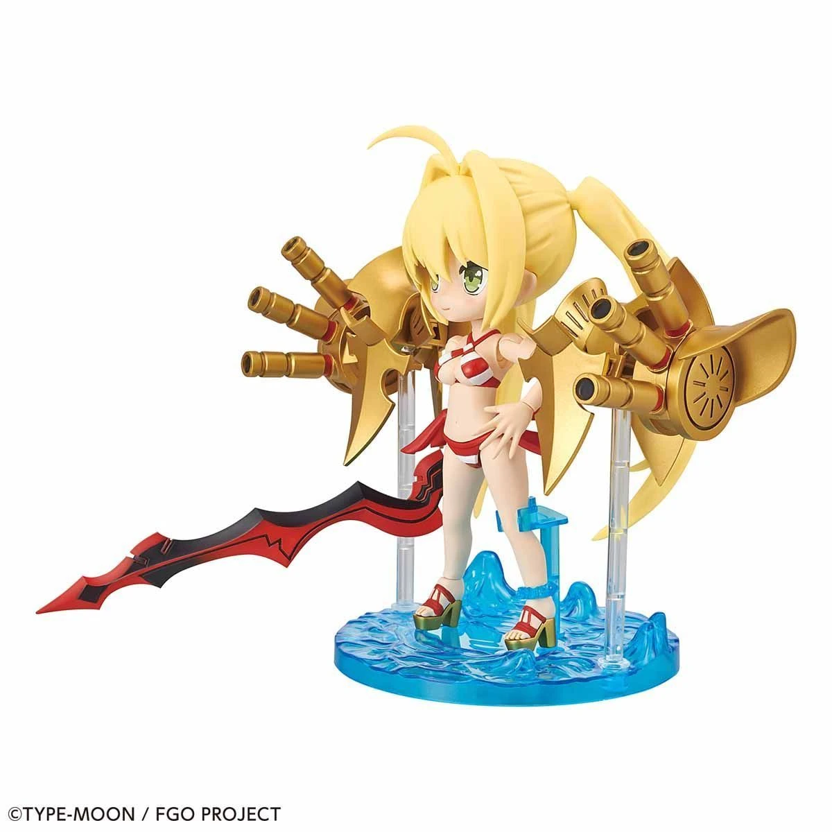 Bandai Petitrits #02 Fate/ Grand Order Caster (Nero Claudius) Model Kit 7 Bandai Petitrits #02 Fate/ Grand Order Caster (Nero Claudius) Model Kit - Image 5