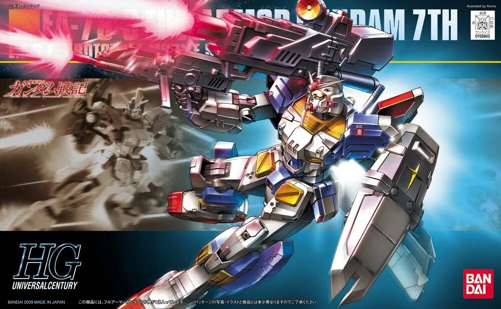 Bandai Gundam 1/144 HGUC #098 Gundam Battlefield Record UC 0081 RX-78-3 Fullarmor Gundam 7th Model Kit 6 Bandai Gundam 1/144 HGUC #098 Gundam Battlefield Record UC 0081 RX-78-3 Fullarmor Gundam 7th Model Kit - Image 4