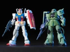 Bandai Gundam 1/144 HGUC RX-78-2 Gundam Vs. Zaku II Gunpla Starter Set Model Kit -Bandai Zone 4573102606792a
