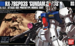 Bandai Gundam 1/144 HGUC #025 0083 Stardust Memory RX-78GP03S Gundam GP03S "Stamen" Model Kit -Bandai Zone 4573102609670