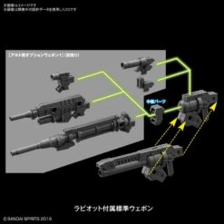 Bandai 30 Minutes Missions 30MM #36 1/144 EEXM-21 Rabiot (Green) Model Kit -Bandai Zone 4573102613264c 68b90b7e 0936 4877 bb8e 5a7df243695b