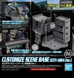 Bandai Customize Scene Base #06 [City Area] Model Kit -Bandai Zone 4573102613301c