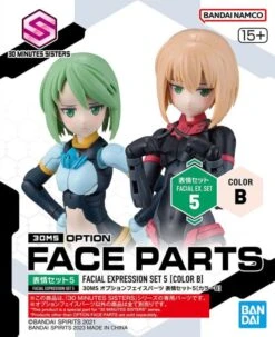 Bandai 30 Minutes Sisters 30MS Option Face Parts Parts Set 5 Color B Accessories Model Kit -Bandai Zone 4573102617590