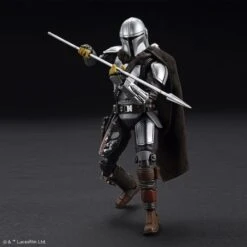 Bandai Star Wars 1/12 Scale The Mandalorian Beskar Armor (Silver Coating Ver.) Model Kit -Bandai Zone 4573102617972d