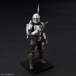 Bandai Star Wars 1/12 Scale The Mandalorian Beskar Armor (Silver Coating Ver.) Model Kit -Bandai Zone 4573102617972g