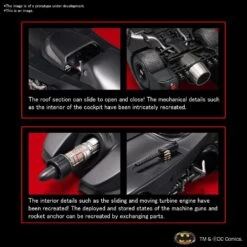 Bandai 1/35 Tim Burton's Batman Batmobile [Batman Ver.] Model Kit -Bandai Zone 4573102621856k