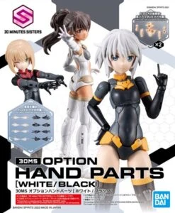 Bandai 30 Minutes Sisters 30MS Option Hand Parts (Black & White) Accessories Model Kit -Bandai Zone 4573102633590