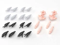 Bandai 30 Minutes Sisters 30MS Option Hand Parts (Black & White) Accessories Model Kit