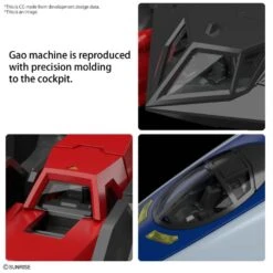 Bandai 1/144 RG The King Of Braves GaoGaiGar GaoGaiGar Model Kit -Bandai Zone 4573102633989h