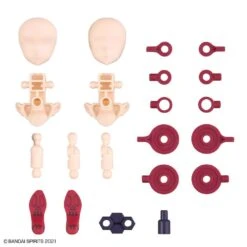 Bandai 30 Minutes Sisters 30MS OP-06 Option Parts Set 6 Chaser Costume (Color A) Model Kit -Bandai Zone 4573102640192j