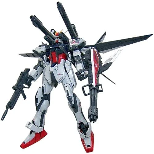 Bandai Gundam 1/100 MG GAT-X105 Strike Gundam + IWSP Model Kit 6 Bandai Gundam 1/100 MG GAT-X105 Strike Gundam + IWSP Model Kit - Image 4