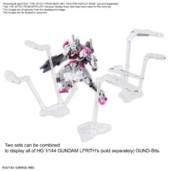 Bandai Gundam 1/144 WFM The Witch From Mercury Weapon Display Base Stand Model Kit 14 Bandai Gundam 1/144 WFM The Witch From Mercury Weapon Display Base Stand Model Kit -Bandai Zone 4573102642554f