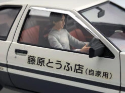 Aoshima 1/24 Initial D #14 Takumi Fujiwara AE86 Trueno (Project D Ver. With Driver Figure) Model Kit 9 Aoshima 1/24 Initial D #14 Takumi Fujiwara AE86 Trueno (Project D Ver. With Driver Figure) Model Kit -Bandai Zone 4905083059548c