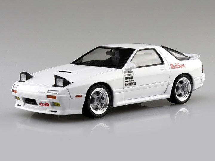 Aoshima 1/24 Initial D #03 Ryosuke Takahashi Mazda FC3S RX-7 (Akina Battle Ver.) Model Kit 3 Aoshima 1/24 Initial D #03 Ryosuke Takahashi Mazda FC3S RX-7 (Akina Battle Ver.) Model Kit