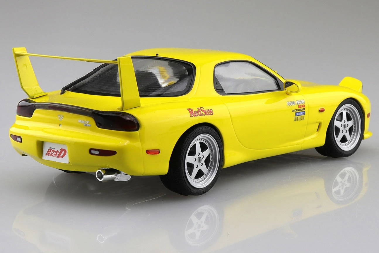 Aoshima 1/24 Initial D #I-5 Takahashi Keisuke FD3S RX-7 (Comic Vol. 1 Ver.) Model Kit (Special Pre-Painted Ver.) 4 Aoshima 1/24 Initial D #I-5 Takahashi Keisuke FD3S RX-7 (Comic Vol. 1 Ver.) Model Kit (Special Pre-Painted Ver.) - Image 2