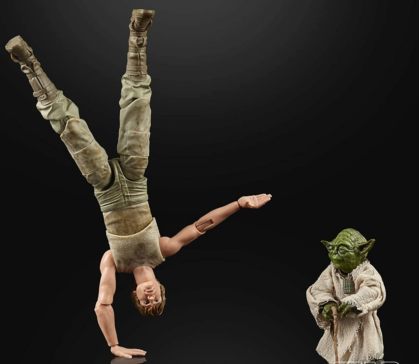 Hasbro Star Wars Black Series 40th Anniversary Empire Strikes Back Jedi Training Luke And Yoda 6 Inch Action Figure 5 Hasbro Star Wars Black Series 40th Anniversary Empire Strikes Back Jedi Training Luke And Yoda 6 Inch Action Figure - Image 3