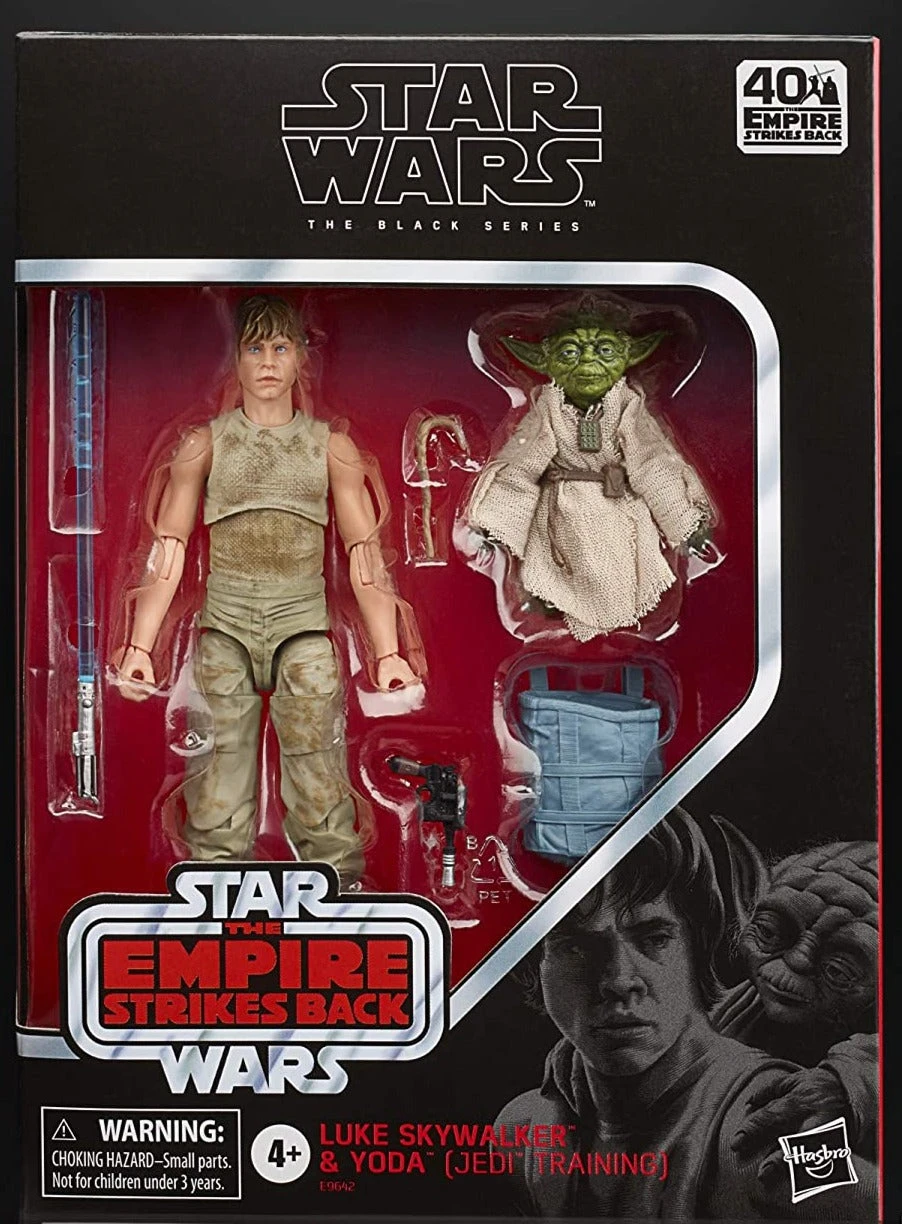 Hasbro Star Wars Black Series 40th Anniversary Empire Strikes Back Jedi Training Luke And Yoda 6 Inch Action Figure 7 Hasbro Star Wars Black Series 40th Anniversary Empire Strikes Back Jedi Training Luke And Yoda 6 Inch Action Figure - Image 5