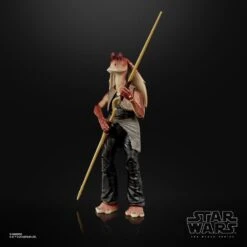 Hasbro Star Wars Black Series #01 The Phantom Menace Jar Jar Binks 6 Inch Action Figure 11 Hasbro Star Wars Black Series #01 The Phantom Menace Jar Jar Binks 6 Inch Action Figure -Bandai Zone 5010993782680c