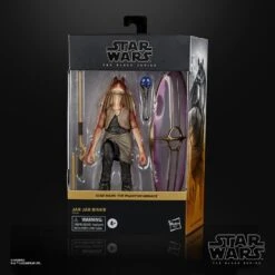 Hasbro Star Wars Black Series #01 The Phantom Menace Jar Jar Binks 6 Inch Action Figure 12 Hasbro Star Wars Black Series #01 The Phantom Menace Jar Jar Binks 6 Inch Action Figure -Bandai Zone 5010993782680e