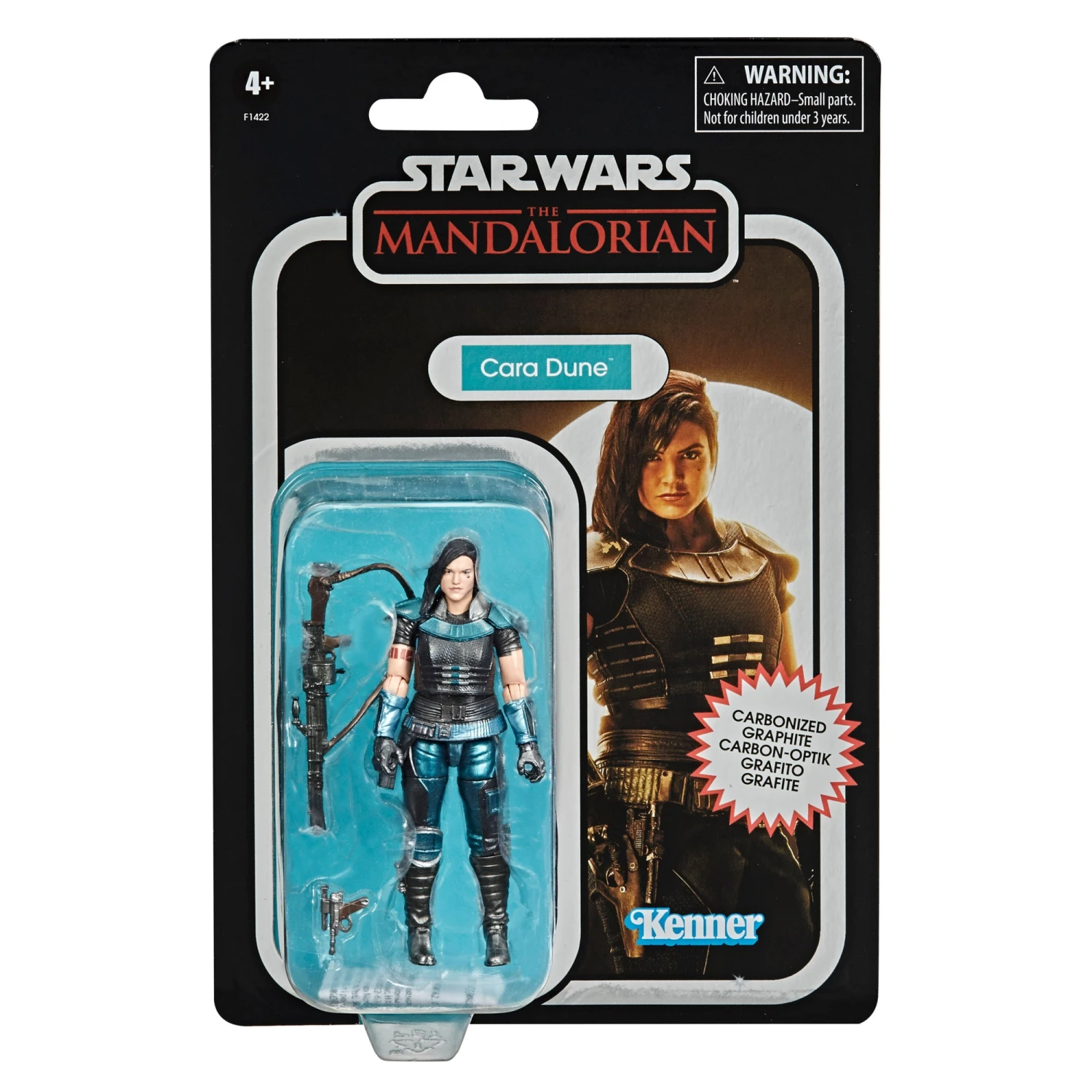 Hasbro Star Wars Vintage Collection Cara Dune Carbonized F1422 3.75" Action Figure 8 Hasbro Star Wars Vintage Collection Cara Dune Carbonized F1422 3.75" Action Figure - Image 6