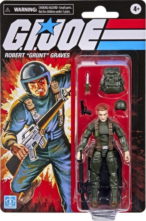 Hasbro Retro G.I. Joe Robert Grunt Graves Walmart Exclusive Action Figure 5 Hasbro Retro G.I. Joe Robert Grunt Graves Walmart Exclusive Action Figure - Image 3