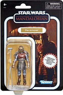 Hasbro Star Wars Vintage Collection The Armorer Carbonized F2714 3.75" Action Figure 7 Hasbro Star Wars Vintage Collection The Armorer Carbonized F2714 3.75" Action Figure -Bandai Zone 5010993884155