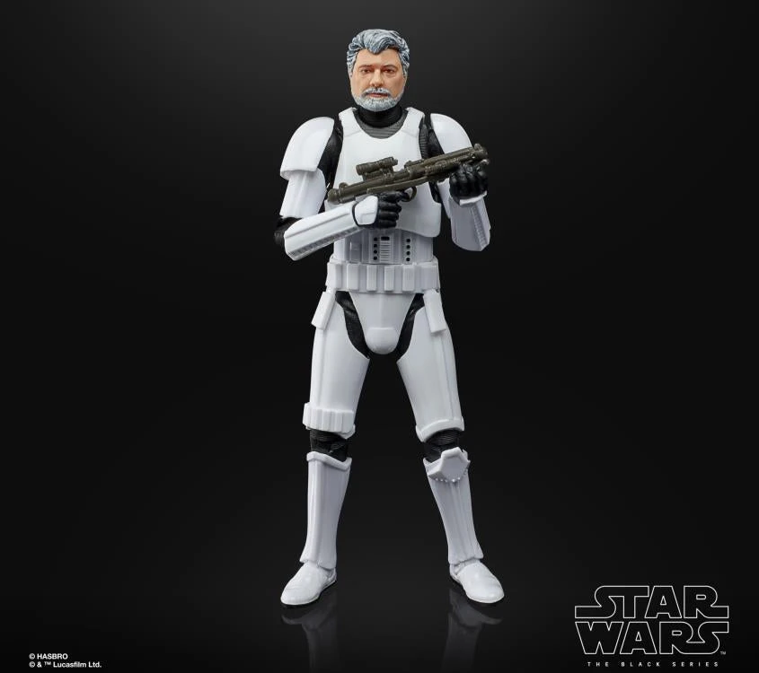 Hasbro Star Wars The Black Series Lucasfilm 50th Anniversary George Lucas (in Stormtrooper Disguise) 6 Inch Action Figure 5 Hasbro Star Wars The Black Series Lucasfilm 50th Anniversary George Lucas (in Stormtrooper Disguise) 6 Inch Action Figure - Image 3