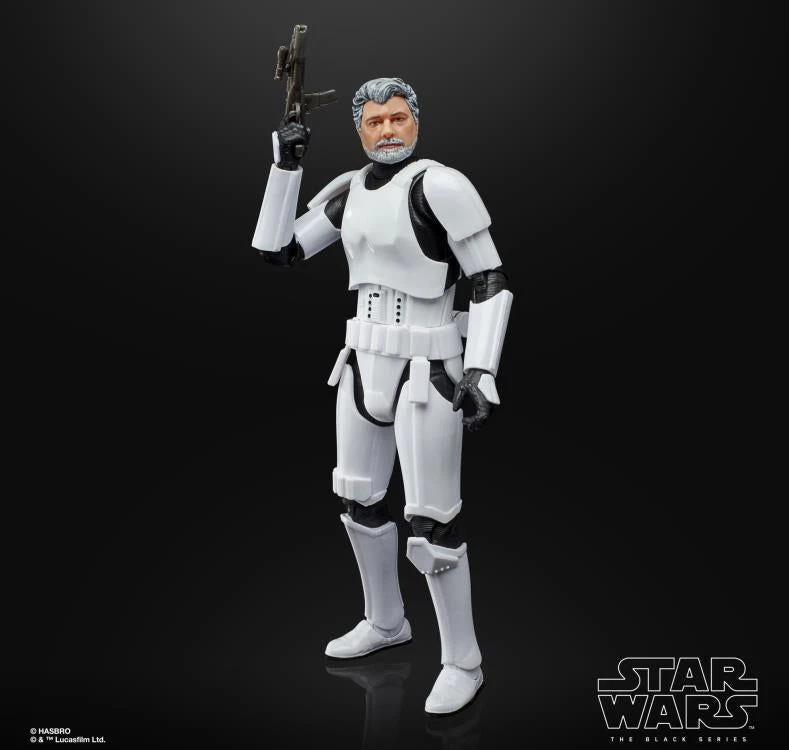 Hasbro Star Wars The Black Series Lucasfilm 50th Anniversary George Lucas (in Stormtrooper Disguise) 6 Inch Action Figure 4 Hasbro Star Wars The Black Series Lucasfilm 50th Anniversary George Lucas (in Stormtrooper Disguise) 6 Inch Action Figure - Image 2