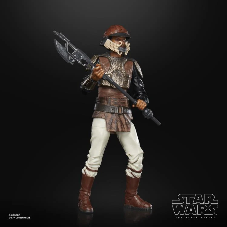 Hasbro Star Wars Black Series Archive Collection Lando Calrissian (Skiff Guard) 6 Inch Action Figure 4 Hasbro Star Wars Black Series Archive Collection Lando Calrissian (Skiff Guard) 6 Inch Action Figure - Image 2