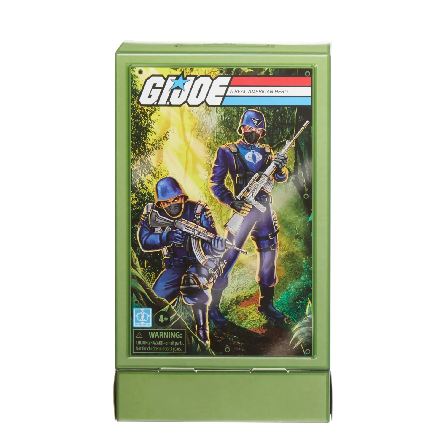 Hasbro Retro G.I. Joe Cobra Officer And Cobra Trooper 2 Pack Collection Action Figure 3 Hasbro Retro G.I. Joe Cobra Officer And Cobra Trooper 2 Pack Collection Action Figure
