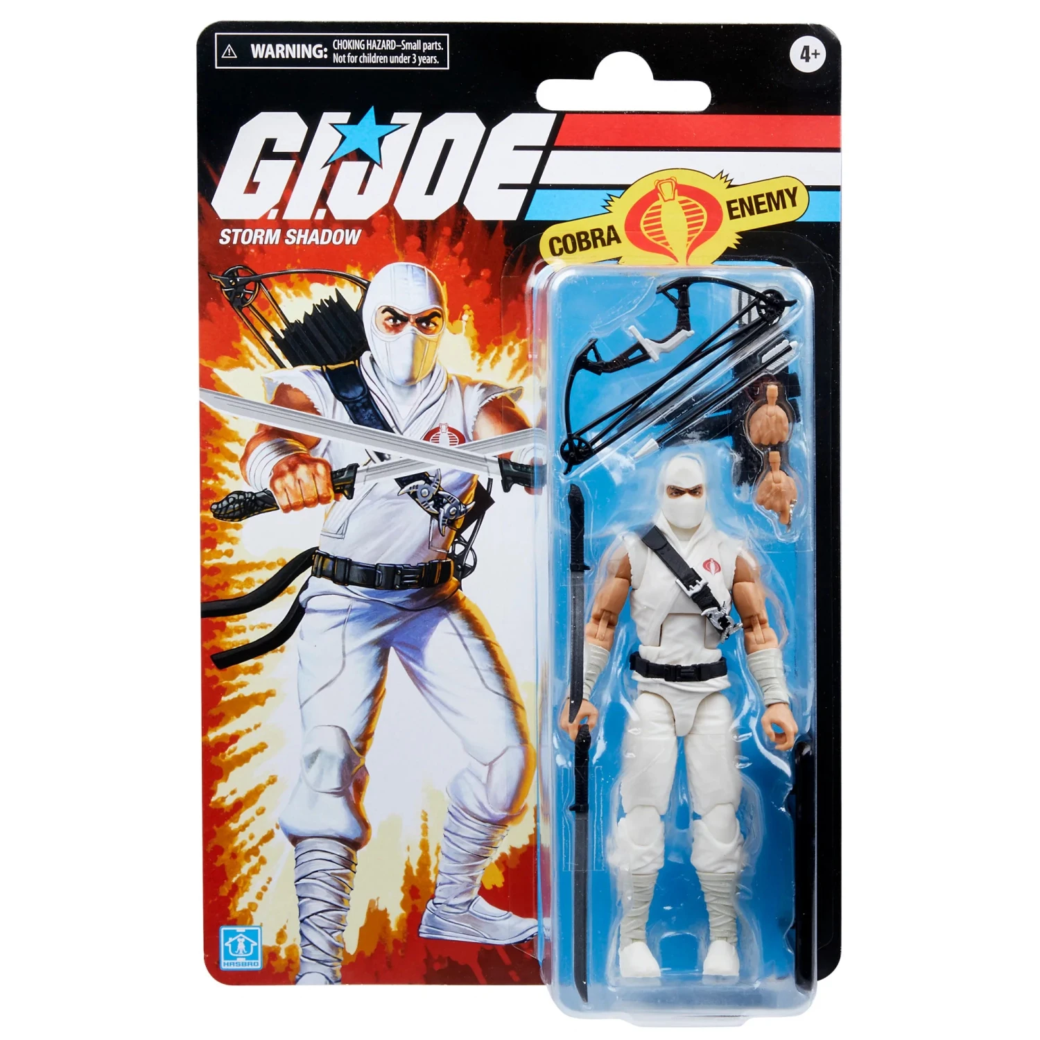 Hasbro G.I. Joe Classified Retro Storm Shadow Exclusive 6" Action Figure 4 Hasbro G.I. Joe Classified Retro Storm Shadow Exclusive 6" Action Figure - Image 2