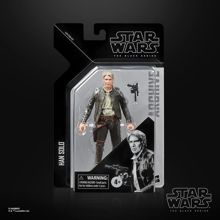 Hasbro Star Wars Black Series Archive Collection Han Solo (The Force Awakens) 6 Inch Action Figure 7 Hasbro Star Wars Black Series Archive Collection Han Solo (The Force Awakens) 6 Inch Action Figure - Image 5