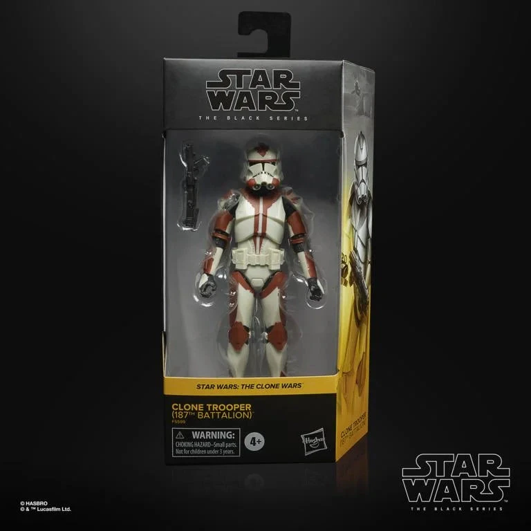 Hasbro Star Wars Black Series The Clone Wars Clone Trooper 187th Battalion 6 Inch Action Figure Exclusive 5 Hasbro Star Wars Black Series The Clone Wars Clone Trooper 187th Battalion 6 Inch Action Figure Exclusive - Image 3